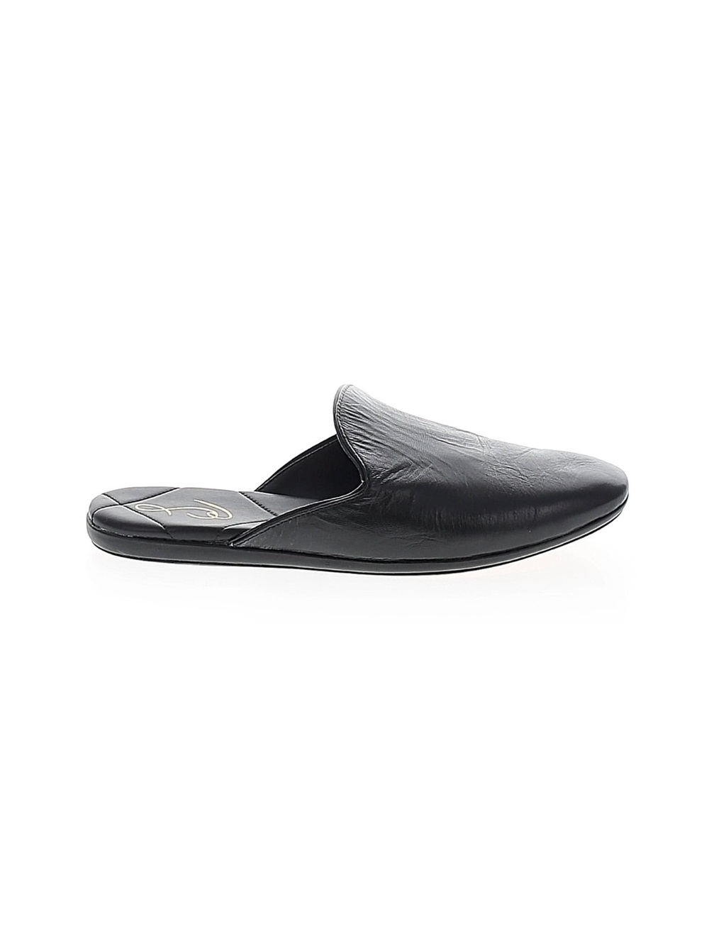 Sam Edelman Black Leather Slip-On Mule